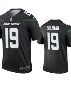 New York Jets Trevor Siemian Black 2019 Color Rush Legend Jersey - Mens