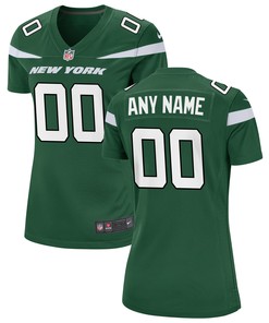 New York Jets Womens Custom Game Jersey Gotham Green Custom Jerseys Nfl