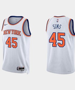 New York Knicks Jericho Sims 45 2022-23 Association Edition White Men Jersey Swingman