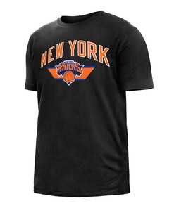 New York Knicks New Era 2022/23 City Edition T-Shirt - Black