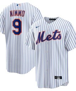 New York Mets #9 Brandon Nimmo Home Official Replica Player Jersey - White