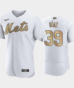 New York Mets Edwin Diaz 39 2022-23 All-Star Game White Jersey