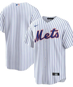 New York Mets Home Team Men Jersey - White