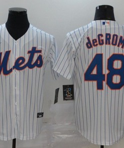 New York Mets Jacob Degrom #48 2020 Mlb White Jersey