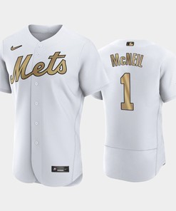 New York Mets Jeff McNeil 1 2022-23 All-Star Game White Jersey