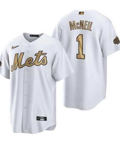 New York Mets Jeff McNeil White 2022-23 All-Star Game Jersey