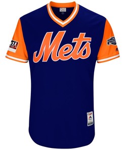New York Mets Majestic 2018 Mlb Little League Classic Flex Base Pick-a-player Roster Jersey - Royal/orange