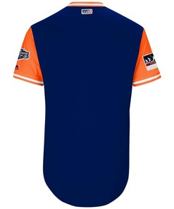 New York Mets Majestic 2018 Mlb Little League Classic Team Jersey - Royal/orange