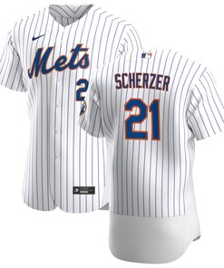 New York Mets Max Scherzer 21 Mlb Royal White Home Jersey Gift For Mets Fans
