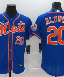 New York Mets Pete Alonso #20 2020 Mlb Navy Blue Jersey