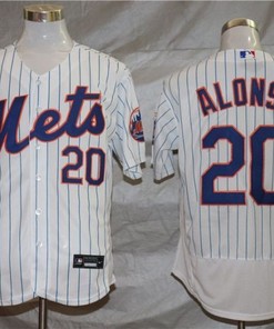 New York Mets Pete Alonso #20 2020 Mlb White Jersey
