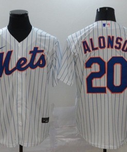 New York Mets Pete Alonso #20 2020 Mlb White Jersey