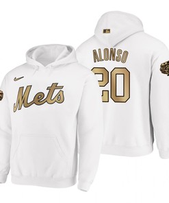 New York Mets Pete Alonso White 2022-23 All-Star Game Hoodie