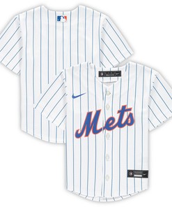 New York Mets Preschool Home Replica Team Jersey - White Mlb