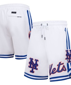 New York Mets Team Logo Shorts - White, Men