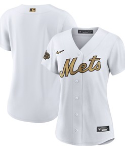 New York Mets Womens 2022 Mlb All-star Game Replica Blank Jersey - White Mlb