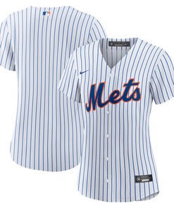 New York Mets Womens Home Replica Team Jersey - White Mlb