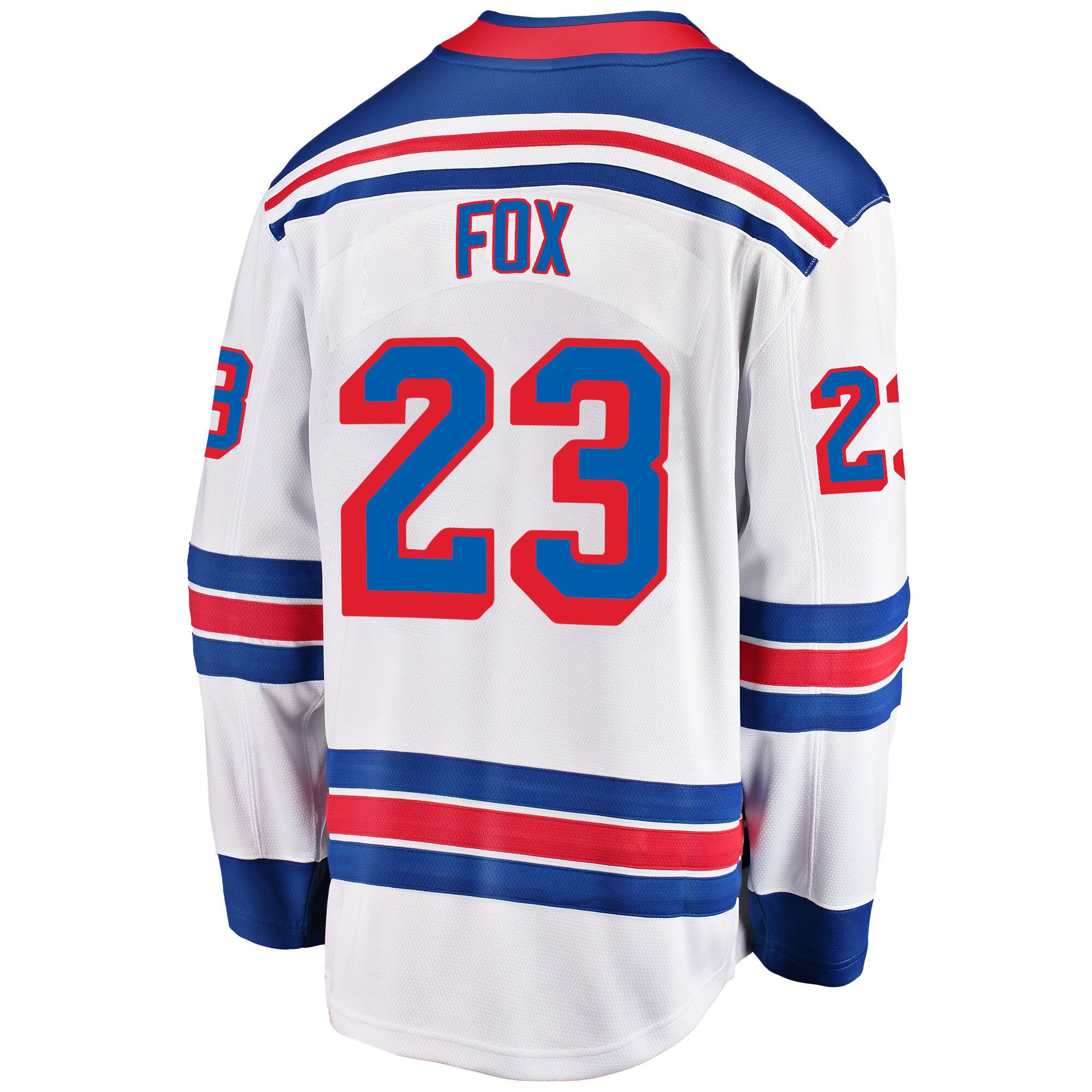 New York Rangers Adam Fox 23 Away 2022 Stanley Cup Final Breakaway Men Jersey - White