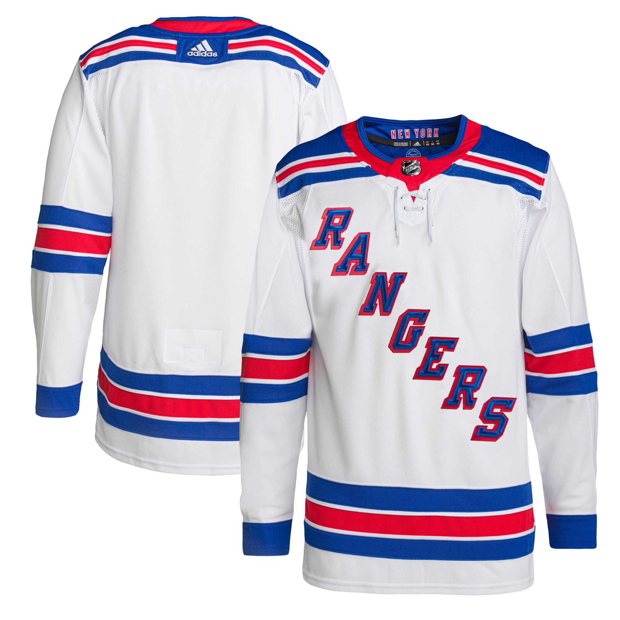 New York Rangers Adidas Away Primegreen Authentic Pro Jersey White Nhl