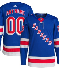 New York Rangers Adidas Home Primegreen Authentic Pro Custom Jersey Royal Custom Jerseys Nhl