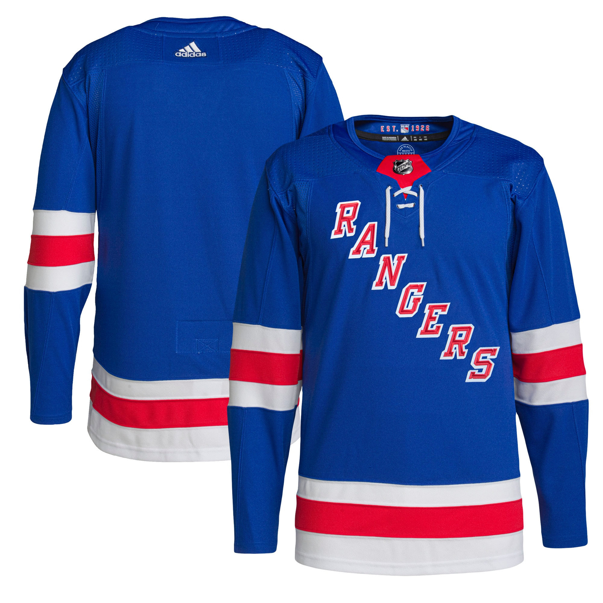 New York Rangers Adidas Home Primegreen Authentic Pro Jersey Royal Nhl