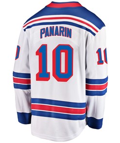 New York Rangers Artemi Panarin 10 Away 2022 Stanley Cup Final Breakaway Men Jersey - White