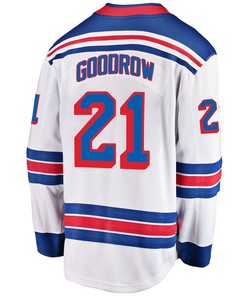 New York Rangers Barclay Goodrow 21 Away 2022 Stanley Cup Champions Breakaway Men Jersey - White
