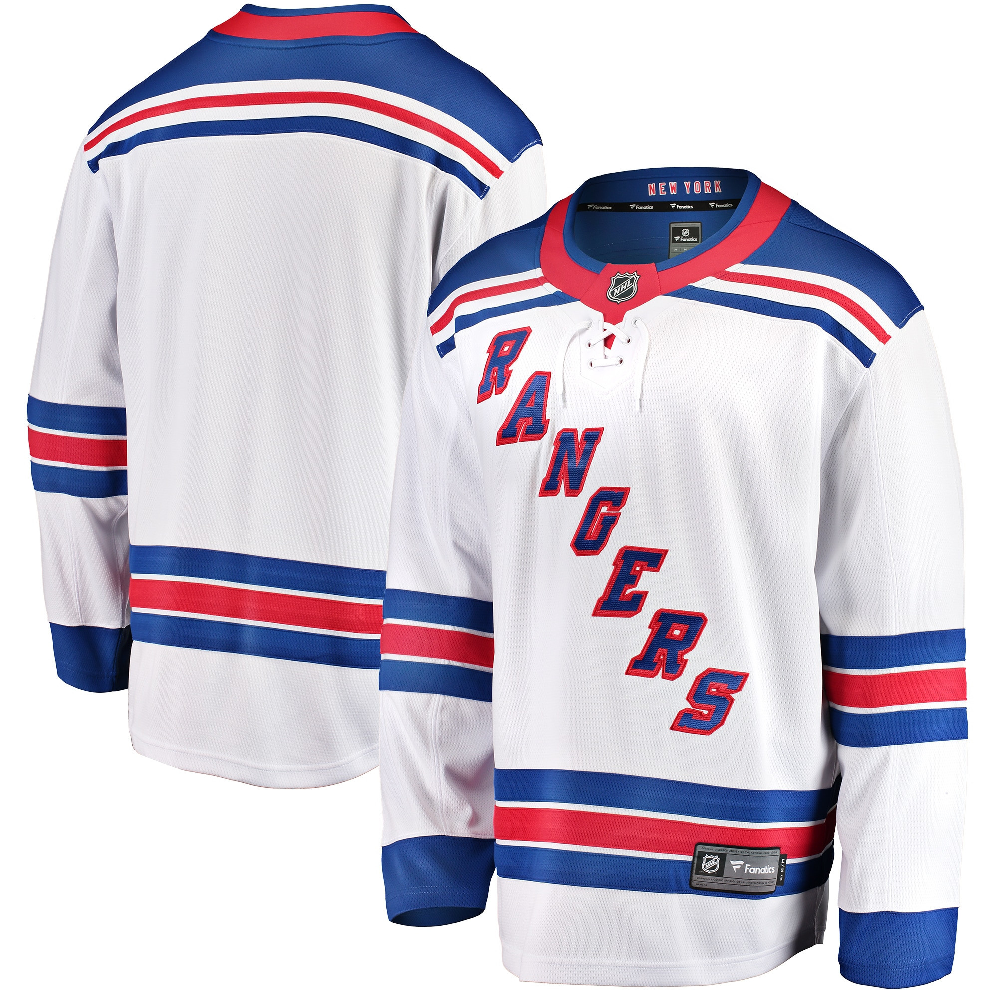 New York Rangers Fanatics Branded Breakaway Away Jersey White Nhl