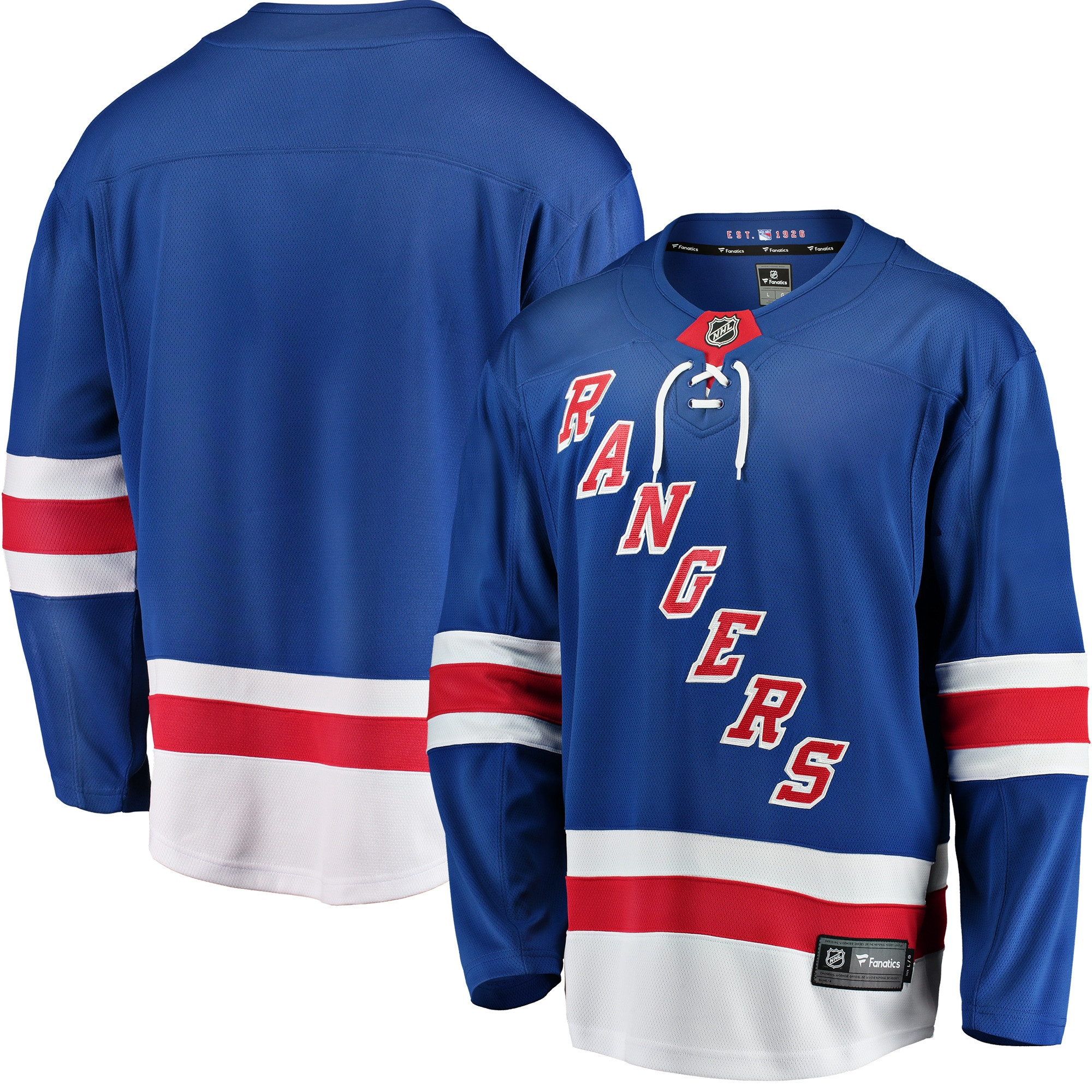 New York Rangers Fanatics Branded Breakaway Home Jersey - Blue Nhl
