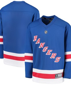 New York Rangers Fanatics Branded Home Replica Blank Jersey - Royal Nhl
