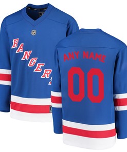 New York Rangers Fanatics Branded Home Replica Custom Jersey - Red Custom Jerseys Nhl