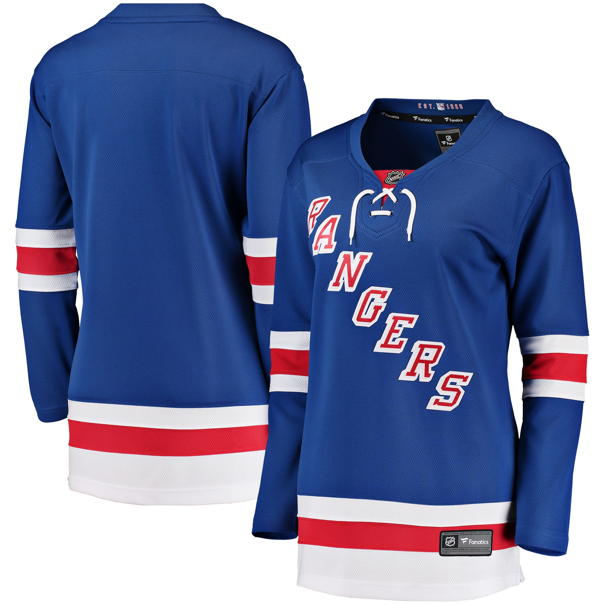 New York Rangers Fanatics Branded Womens Breakaway Home Jersey Red Nhl