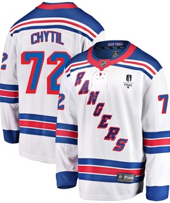 New York Rangers Filip Chytil 72 Away 2022 Stanley Cup Final Breakaway Men Jersey - White