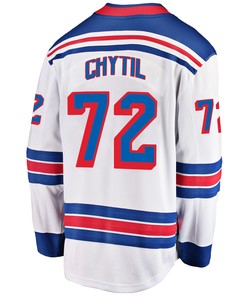 New York Rangers Filip Chytil 72 Away 2022 Stanley Cup Final Breakaway Men Jersey - White