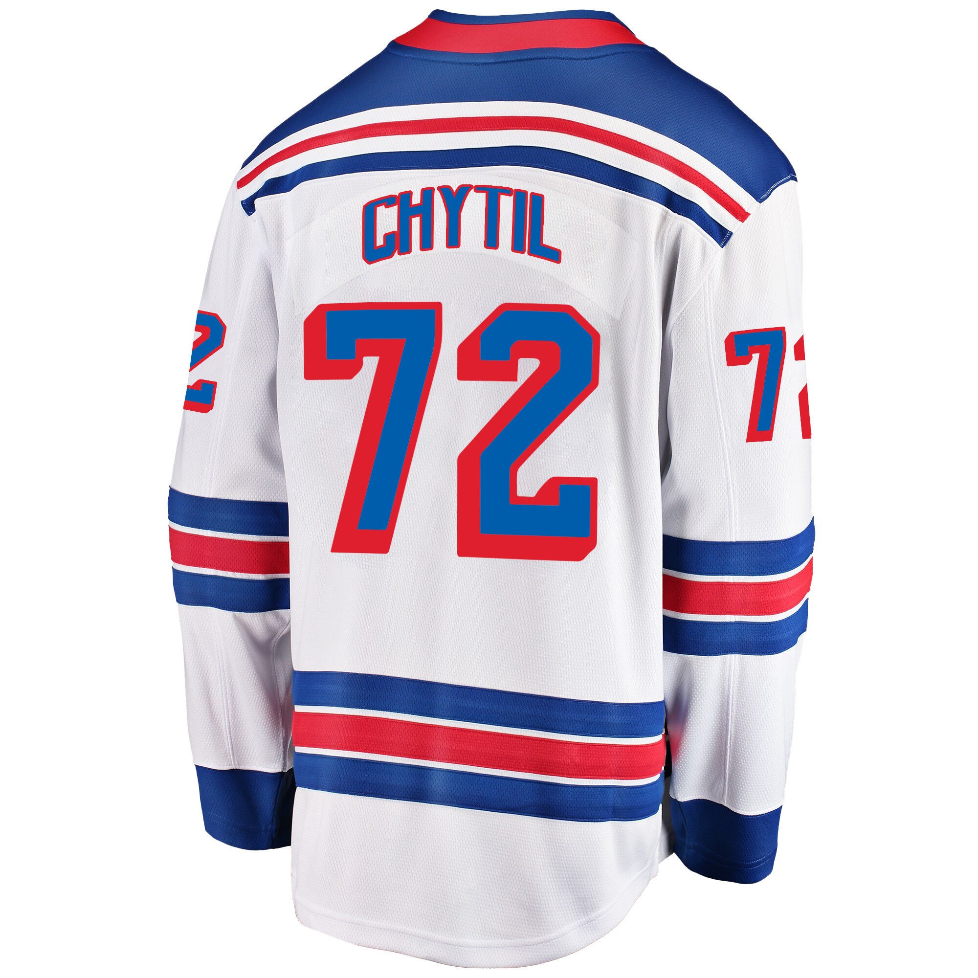 New York Rangers Filip Chytil 72 Away 2022 Stanley Cup Final Breakaway Men Jersey - White