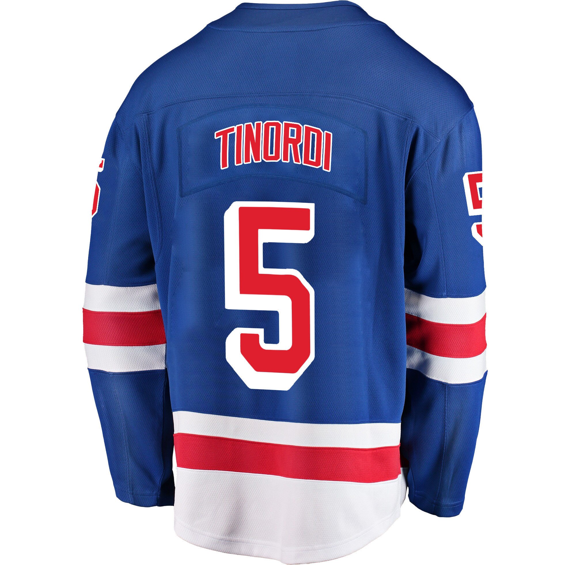 New York Rangers Jarred Tinordi 5 Home 2022 Stanley Cup Final Breakaway Men Jersey - Blue