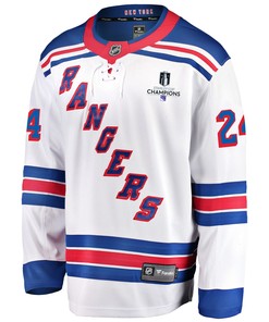 New York Rangers Kaapo Kakko 24 Away 2022 Stanley Cup Champions Breakaway Men Jersey - White