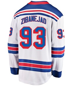 New York Rangers Mika Zibanejad 93 Away 2022 Stanley Cup Final Breakaway Men Jersey - White
