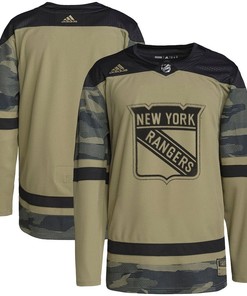New York Rangers Military Appreciation Team Practice Men Jersey - Camo
