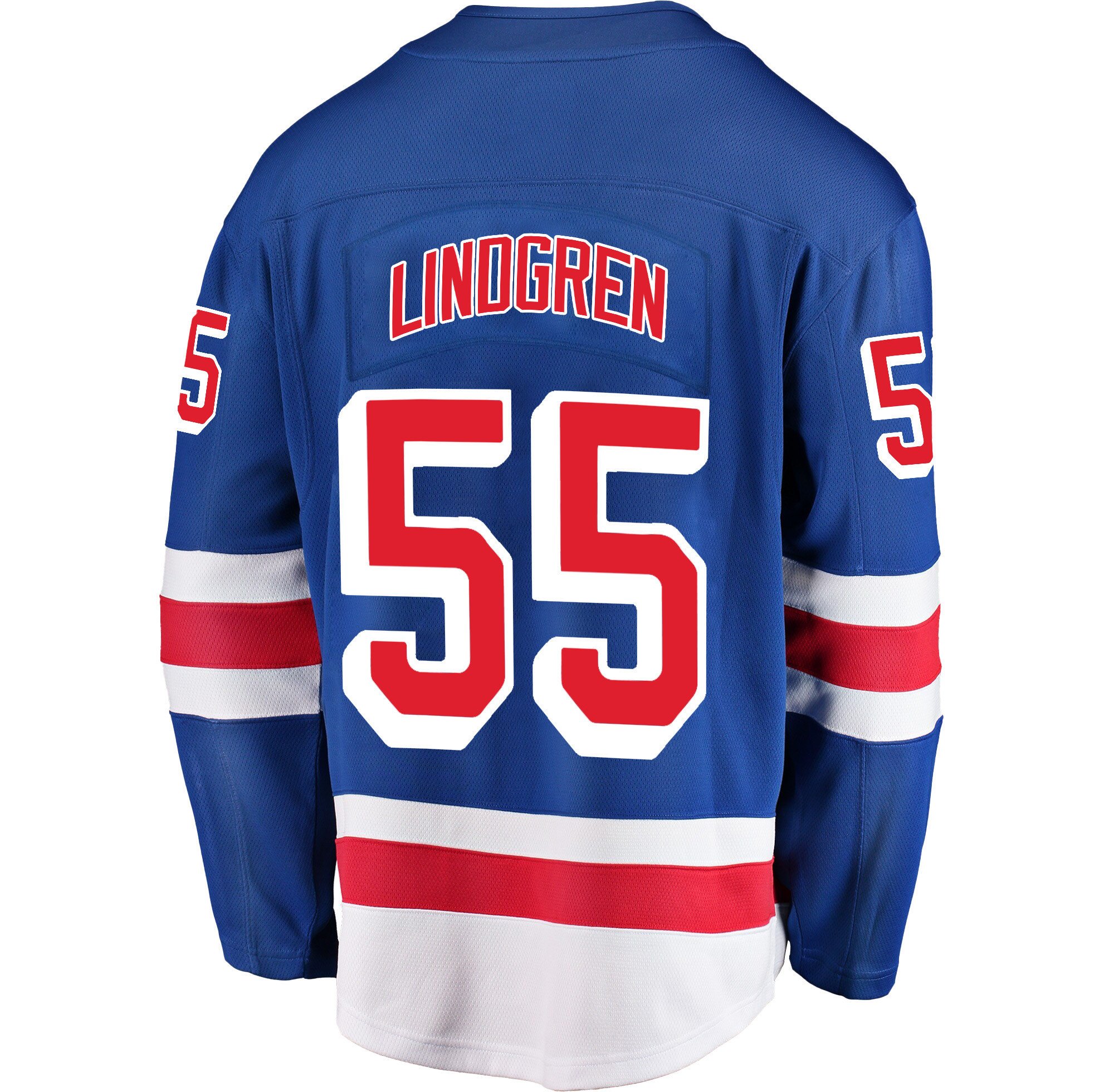 Lindgren 55 New York Rangers Unisex Hooded Sweatshirt