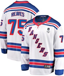 New York Rangers Ryan Reaves 75 Away 2022 Stanley Cup Final Breakaway Men Jersey - White