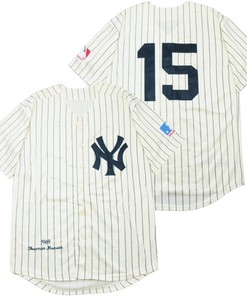New York Yankees #15 Thurman Munson 2020 Mlb White Jersey