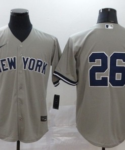 New York Yankees #26 Dj Lemahieu 2020 Mlb Grey Jersey