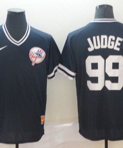 New York Yankees Aaron Judge #99 2020 Mlb Black Blue Jersey