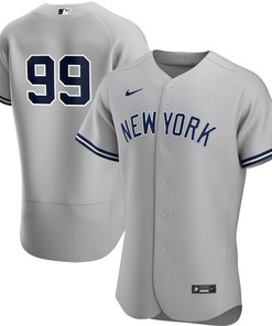 New York Yankees Aaron Judge #99 2020 Mlb Light Grey Jersey