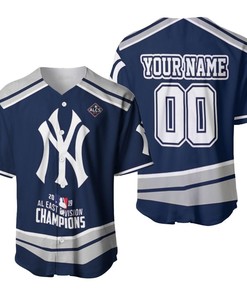 New York Yankees Al East Division Champions Mlb Fan 3d Personalized Baseball Jersey
