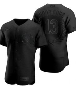 New York Yankees Alex Rodriguez #13 2020 Mlb Black Jersey