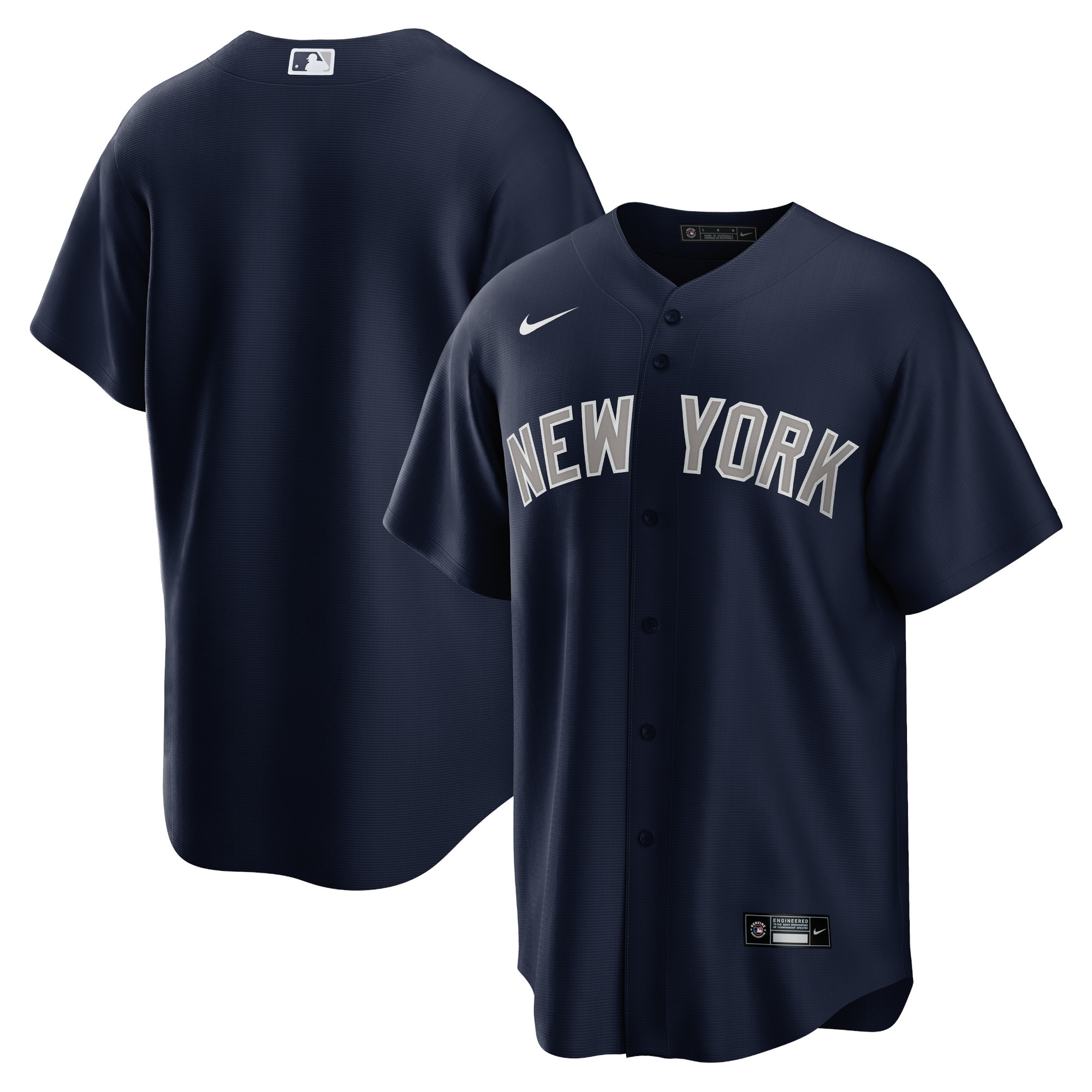 New York Yankees Alternate Replica Team Jersey - Navy Mlb