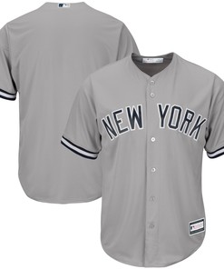 New York Yankees Big & Tall Replica Team Jersey - Gray Mlb