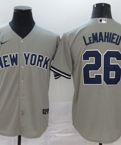 New York Yankees Dj Lemahieu #26 2020 Mlb Grey Jersey